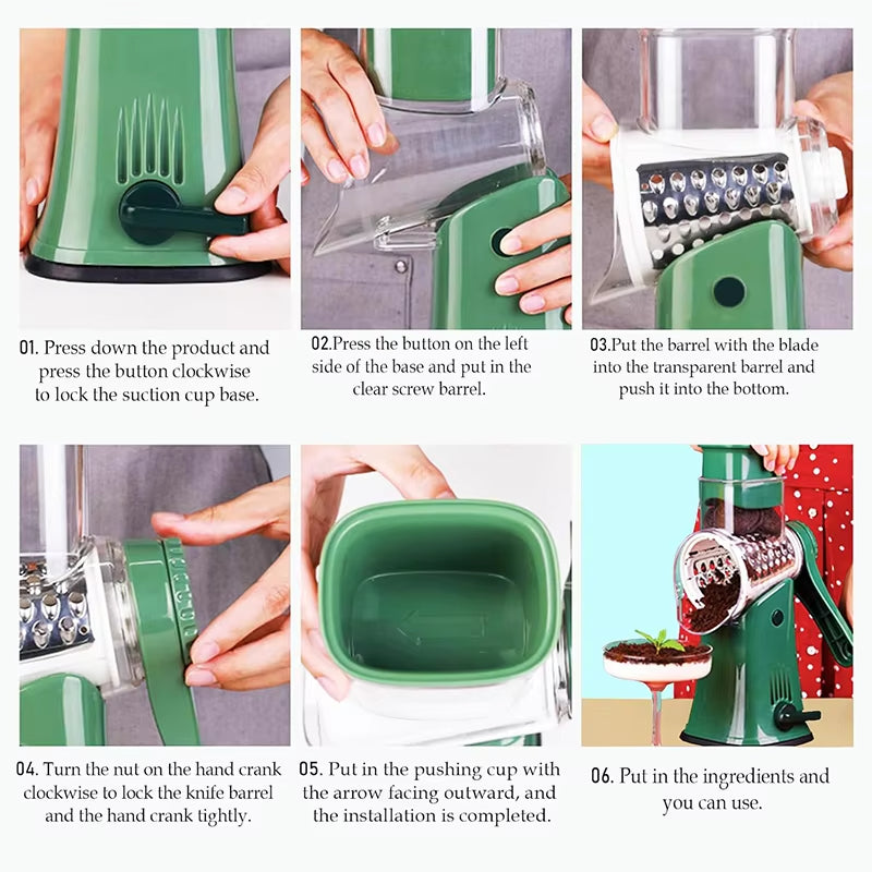 EzyGrate™ All In One Rotary Grater